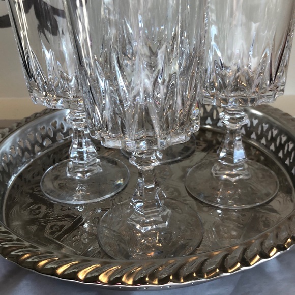 Crystal Stemware Glasses 4oz EUC - Picture 3 of 15